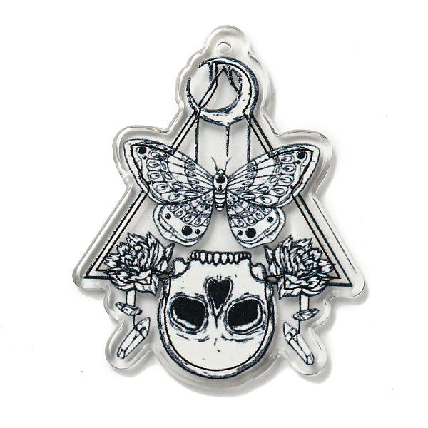 PandaHall Halloween Acrylic Pendants, Skeleton, 47.5x36.5x2.5mm, Hole: 2mm Acrylic Skeleton White
PandaHall Halloween Acrylic Pendants, Skeleton, 47.5x36.5x2.5mm, Hole: 2mm Acrylic Skeleton White