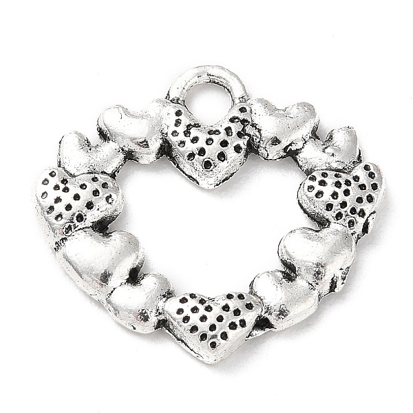 PandaHall Tibetan Style Alloy Pendants, Heart, Antique Silver, 20x22x2mm, Hole: 2.5mm, about 240pcs/500g Alloy Heart
PandaHall Tibetan Style Alloy Pendants, Heart, Antique Silver, 20x22x2mm, Hole: 2.5mm, about 240pcs/500g Alloy Heart