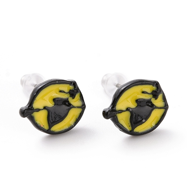 PandaHall Alloy Flat Round Stud Earrings with Steel Pin, Halloween Jewelry for Women, Yellow, 8.5x10mm, Pin: 0.7mm Alloy Flat Round Yellow
PandaHall Alloy Flat Round Stud Earrings with Steel Pin, Halloween Jewelry for Women, Yellow, 8.5x10mm, Pin: 0.7mm Alloy Flat Round Yellow