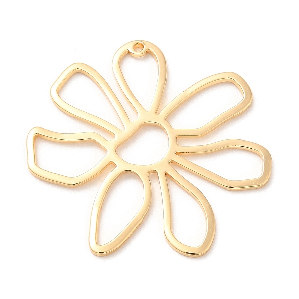 PandaHall Brass Pendants, Flower Charm, Real 18K Gold Plated, 35.5x36x1mm, Hole: 1.2mm Brass Flower
PandaHall Brass Pendants, Flower Charm, Real 18K Gold Plated, 35.5x36x1mm, Hole: 1.2mm Brass Flower