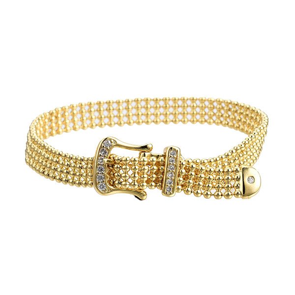 PandaHall Clear Cubic Zirconia Watch Band Chains Bracelet, Brass Jewelry for Women, Golden, 7-7/8 inch(20cm) Cubic Zirconia
PandaHall Clear Cubic Zirconia Watch Band Chains Bracelet, Brass Jewelry for Women, Golden, 7-7/8 inch(20cm) Cubic Zirconia