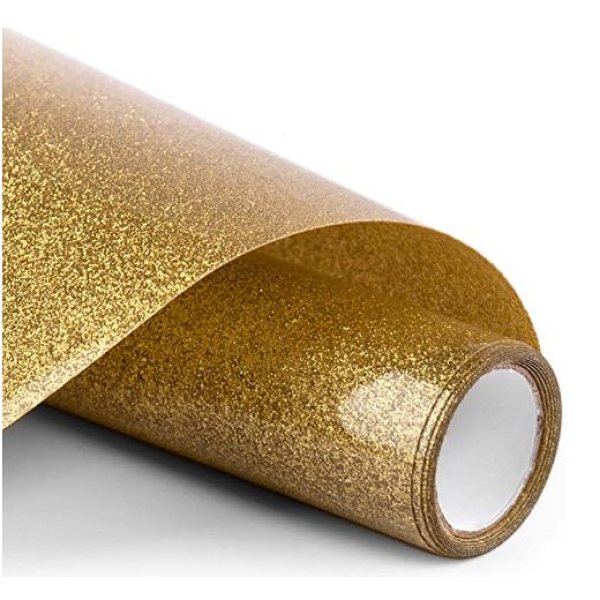 PandaHall A4 Glitter Heat Transfer Vinyl Film, For T-shirt Garment, Gold, 30cm, 2m/roll Plastic Gold
PandaHall A4 Glitter Heat Transfer Vinyl Film, For T-shirt Garment, Gold, 30cm, 2m/roll Plastic Gold