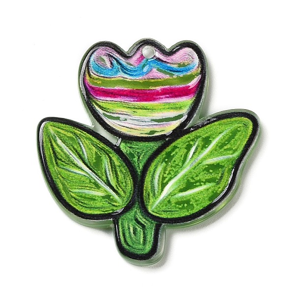 PandaHall Colorful Acrylic Pendants, Flower, Yellow, 33x32x2.5mm, Hole: 1.6mm Acrylic Flower Yellow
PandaHall Colorful Acrylic Pendants, Flower, Yellow, 33x32x2.5mm, Hole: 1.6mm Acrylic Flower Yellow