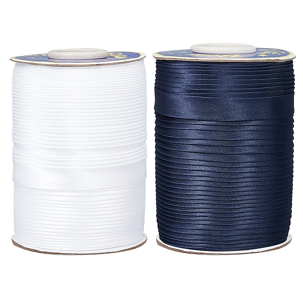 PandaHall BENECREAT 2 Rolls 2 Styles Polyester Satin Ribbons, Fold Over Edged Ribbon, Garment Accessories, Mixed Color, 1/2 inch(14~15mm)..., Multicolor
PandaHall BENECREAT 2 Rolls 2 Styles Polyester Satin Ribbons, Fold Over Edged Ribbon, Garment Accessories, Mixed Color, 1/2 inch(14~15mm)..., Multicolor