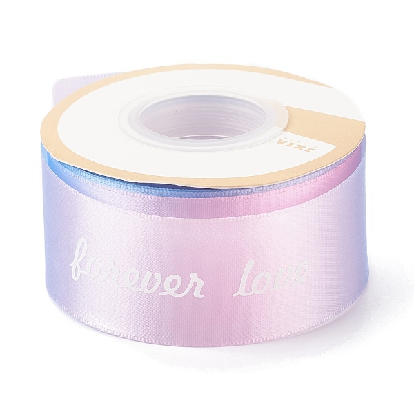 PandaHall Gradient Polyester Ribbon, Single Face Printed Ribbon, Word Forever Love Pattern, for Bows Gift Wrapping, Colorful, 1-1/2 inch...
PandaHall Gradient Polyester Ribbon, Single Face Printed Ribbon, Word Forever Love Pattern, for Bows Gift Wrapping, Colorful, 1-1/2 inch...