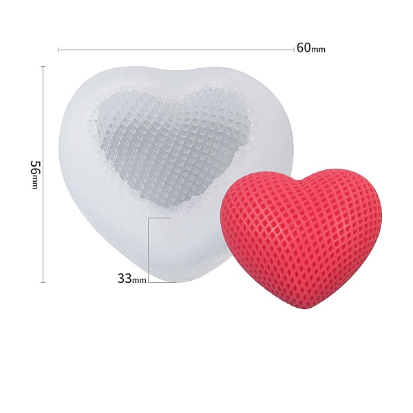 PandaHall DIY Food Grade Silicone Molds, Resin Casting Molds, For UV Resin, Epoxy Resin Jewelry Making, Heart, White, 5.6x6x3.3cm Silicone...
PandaHall DIY Food Grade Silicone Molds, Resin Casting Molds, For UV Resin, Epoxy Resin Jewelry Making, Heart, White, 5.6x6x3.3cm Silicone...