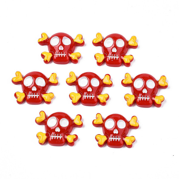 PandaHall Opaque Resin Cabochons, Halloween Style, Skull, Red, 21x28x7.5mm Resin Skull Red
PandaHall Opaque Resin Cabochons, Halloween Style, Skull, Red, 21x28x7.5mm Resin Skull Red
