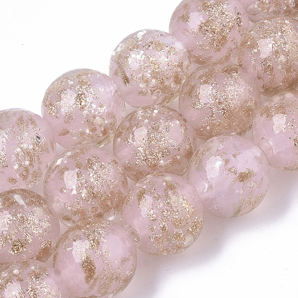 PandaHall Handmade Gold Sand Lampwork Beads Strands, Luminous, Round, Pink, 11.5~12.5x11~12mm, Hole: 1mm, about 45pcs/Strand, 19.69 inch...
PandaHall Handmade Gold Sand Lampwork Beads Strands, Luminous, Round, Pink, 11.5~12.5x11~12mm, Hole: 1mm, about 45pcs/Strand, 19.69 inch...