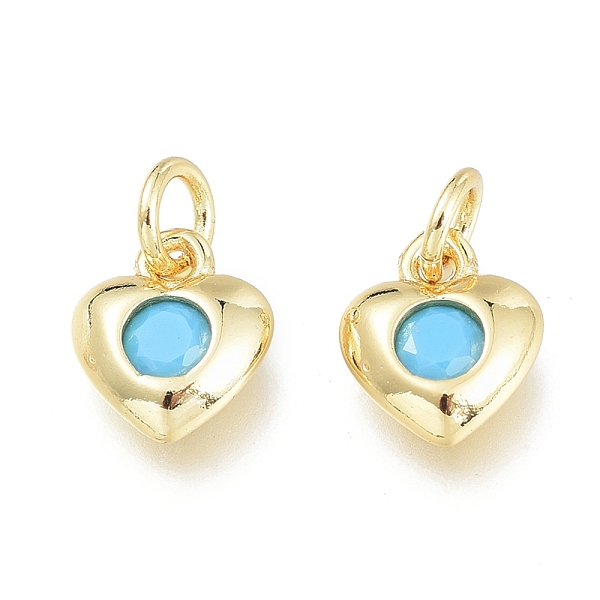 PandaHall Brass Charms, with Synthetic Turquoise inside and Jump Ring, Long-Lasting Plated, Heart, Real 18K Gold Plated, 7x6.5x2mm, Jump...
PandaHall Brass Charms, with Synthetic Turquoise inside and Jump Ring, Long-Lasting Plated, Heart, Real 18K Gold Plated, 7x6.5x2mm, Jump...