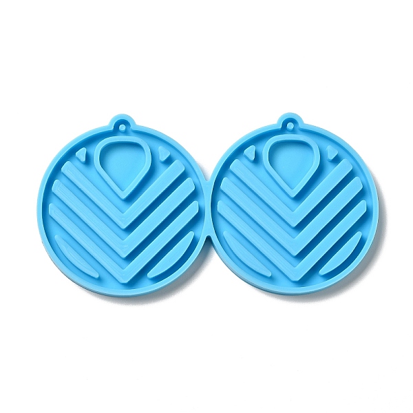 PandaHall DIY Hollow-out Flat Round Pendant Silicone Molds, Resin Casting Molds, for UV Resin & Epoxy Resin Jewelry Making, Deep Sky Blue...
PandaHall DIY Hollow-out Flat Round Pendant Silicone Molds, Resin Casting Molds, for UV Resin & Epoxy Resin Jewelry Making, Deep Sky Blue...