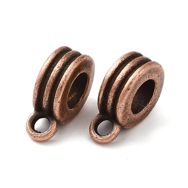 PandaHall Zinc Alloy European Hangers, Cadmium Free & Lead Free, Bail Beads, Red Copper, Column, 9x12x4mm, Hole: 2mm Alloy Column
PandaHall Zinc Alloy European Hangers, Cadmium Free & Lead Free, Bail Beads, Red Copper, Column, 9x12x4mm, Hole: 2mm Alloy Column
