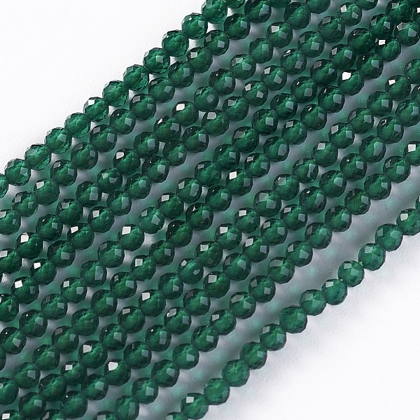 PandaHall Glass Beads Strands, Faceted, Round, Green, 2x2mm, Hole: 0.4mm, about 193~197pcs/strand, 14.17 inch~15.51 inch(36~39.4cm) Glass...
PandaHall Glass Beads Strands, Faceted, Round, Green, 2x2mm, Hole: 0.4mm, about 193~197pcs/strand, 14.17 inch~15.51 inch(36~39.4cm) Glass...