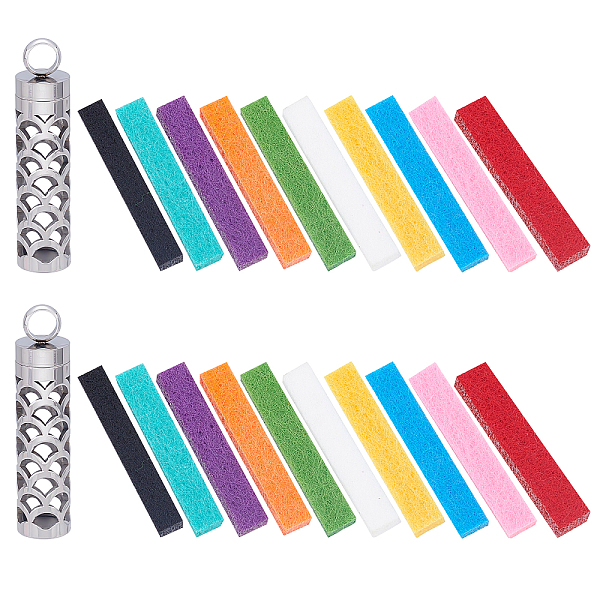 PandaHall UNICRAFTALE 2Pcs Essential Oil Necklace Pendants 304 Stainless Steel Column Carved Diffuser Necklace Charms 108mm Long Aroma..., Multicolor
PandaHall UNICRAFTALE 2Pcs Essential Oil Necklace Pendants 304 Stainless Steel Column Carved Diffuser Necklace Charms 108mm Long Aroma..., Multicolor