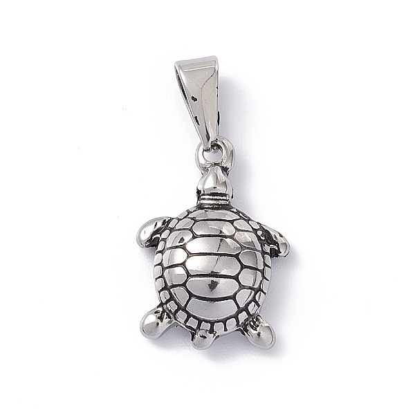 PandaHall 304 Stainless Steel Pendants, Tortoise Charms, Antique Silver, 20.5x14x5.5mm, Hole: 3.2x7mm 304 Stainless Steel Tortoise
PandaHall 304 Stainless Steel Pendants, Tortoise Charms, Antique Silver, 20.5x14x5.5mm, Hole: 3.2x7mm 304 Stainless Steel Tortoise