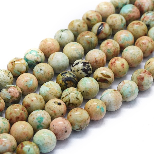 PandaHall Natural Peruvian Turquoise(Jasper) Beads Strands, Grade AB, Round, 8mm, Hole: 1mm, about 48~49pcs/Strand, 15.35 inch(39cm)...
PandaHall Natural Peruvian Turquoise(Jasper) Beads Strands, Grade AB, Round, 8mm, Hole: 1mm, about 48~49pcs/Strand, 15.35 inch(39cm)...