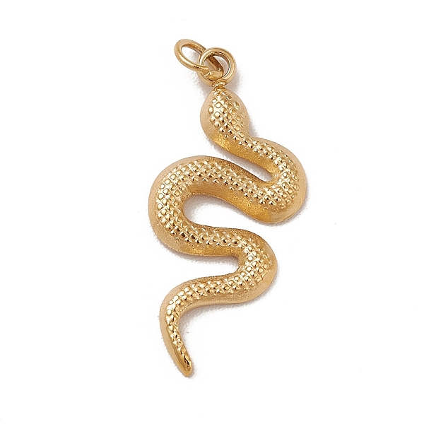 PandaHall Ion Plating(IP) 304 Stainless Steel Pendants, with Jump Ring, Snake, Real 14K Gold Plated, 20.5x9x1.5mm, Hole: 2.5mm 304 Stainless...
PandaHall Ion Plating(IP) 304 Stainless Steel Pendants, with Jump Ring, Snake, Real 14K Gold Plated, 20.5x9x1.5mm, Hole: 2.5mm 304 Stainless...