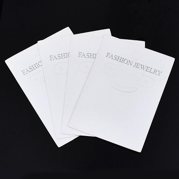 PandaHall Cardboard Ear Stud Display Cards, Rectangle with Word Fashion Jewelry, White, 8.4x6x0.04cm Paper Rectangle White
PandaHall Cardboard Ear Stud Display Cards, Rectangle with Word Fashion Jewelry, White, 8.4x6x0.04cm Paper Rectangle White
