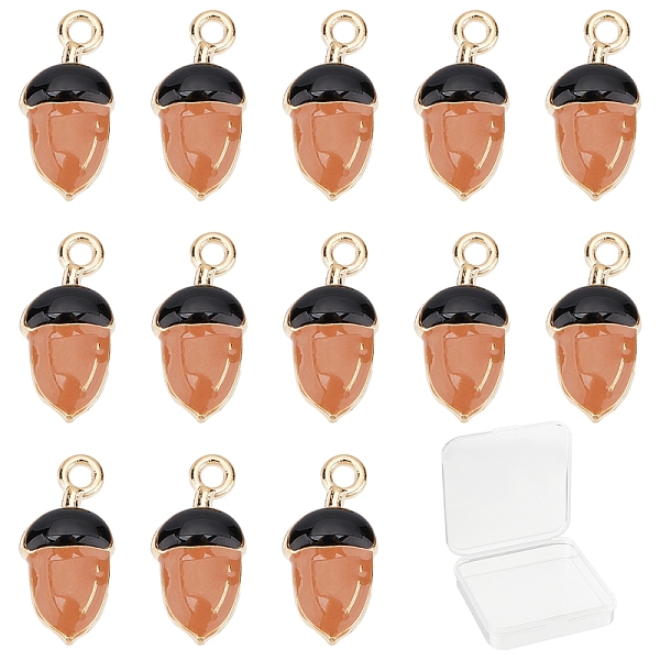 PandaHall SUNNYCLUE 100Pcs Alloy Enamel Pendants, Acorn Pendants, Acorns, Light Gold, Camel, 17x8x3mm, Hole: 1.8mm Alloy+Enamel Food Brown
PandaHall SUNNYCLUE 100Pcs Alloy Enamel Pendants, Acorn Pendants, Acorns, Light Gold, Camel, 17x8x3mm, Hole: 1.8mm Alloy+Enamel Food Brown