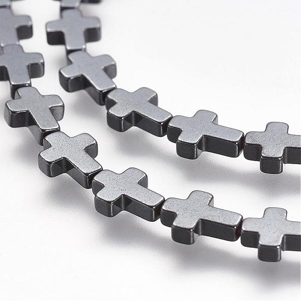 PandaHall Non-magnetic Synthetic Hematite Beads Strands, Vacuum Plating, Grade A, Cross, Hematite Plated, 8x6x2mm, Hole: 1mm, about...
PandaHall Non-magnetic Synthetic Hematite Beads Strands, Vacuum Plating, Grade A, Cross, Hematite Plated, 8x6x2mm, Hole: 1mm, about...