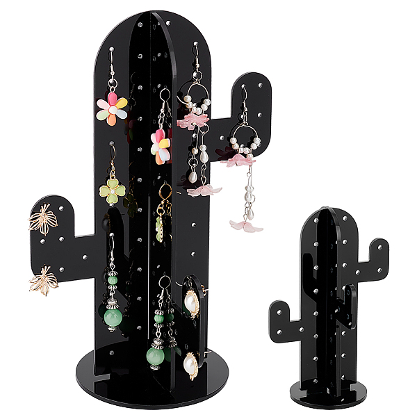 PandaHall PH 160 Holes Cactus Earring Holder Black Earring Display Stand Jewelry Holder Organizer Acrylic Stud Earring Stand for Selling...
PandaHall PH 160 Holes Cactus Earring Holder Black Earring Display Stand Jewelry Holder Organizer Acrylic Stud Earring Stand for Selling...