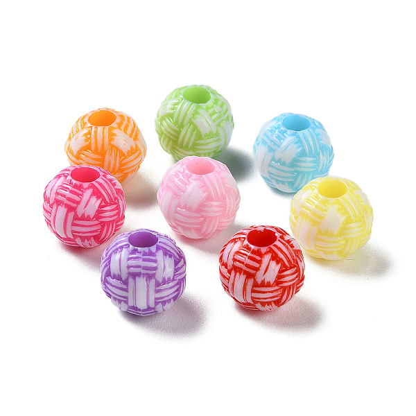 PandaHall Opaque Acrylic European Beads, Craft Style, Large Hole Beads, Volleyball Beads, Mixed Color, 11x10mm, Hole: 4mm, about..., Multicolor
PandaHall Opaque Acrylic European Beads, Craft Style, Large Hole Beads, Volleyball Beads, Mixed Color, 11x10mm, Hole: 4mm, about..., Multicolor