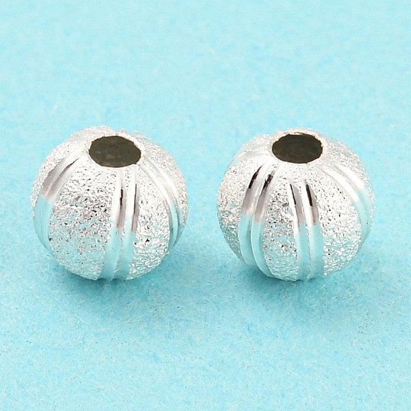 PandaHall Brass Beads, Cadmium Free & Lead Free, Textured, Round, 925 Sterling Silver Plated, 6x5mm, Hole: 1.5mm Brass Round
PandaHall Brass Beads, Cadmium Free & Lead Free, Textured, Round, 925 Sterling Silver Plated, 6x5mm, Hole: 1.5mm Brass Round
