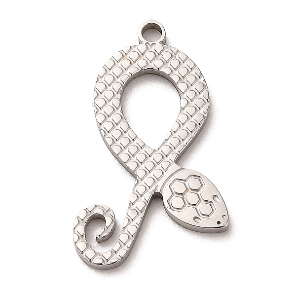 PandaHall 304 Stainless Steel Pendants, Snake Charm, Stainless Steel Color, 22x13x1mm, Hole: 1.2mm 304 Stainless Steel Snake
PandaHall 304 Stainless Steel Pendants, Snake Charm, Stainless Steel Color, 22x13x1mm, Hole: 1.2mm 304 Stainless Steel Snake