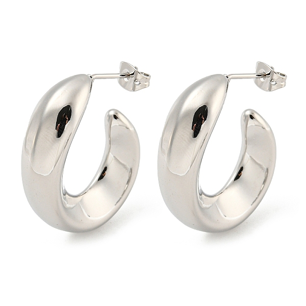 PandaHall Rack Plating Brass Stud Earrings, Long-Lasting Plated, Lead Free & Cadmium Free, C-shape, Platinum, 30.5x8mm Brass Others
PandaHall Rack Plating Brass Stud Earrings, Long-Lasting Plated, Lead Free & Cadmium Free, C-shape, Platinum, 30.5x8mm Brass Others