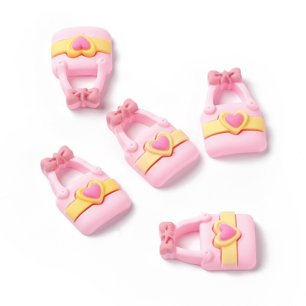 PandaHall Opaque Resin Cabochons, Handbag with Bowknot, Pearl Pink, 25x17x7.5mm Resin Bag
PandaHall Opaque Resin Cabochons, Handbag with Bowknot, Pearl Pink, 25x17x7.5mm Resin Bag