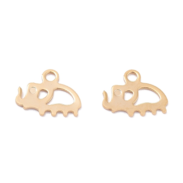 PandaHall 201 Stainless Steel Charms, Laser Cut, Hollow, Elephant, Real 18k Gold Plated, 9x11.5x0.5mm, Hole: 1.6mm 201 Stainless Steel...
PandaHall 201 Stainless Steel Charms, Laser Cut, Hollow, Elephant, Real 18k Gold Plated, 9x11.5x0.5mm, Hole: 1.6mm 201 Stainless Steel...