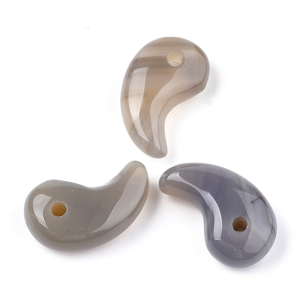 PandaHall Natural Grey Agate Pendants, Magatama, 30x18x8~11mm, Hole: 3~4mm Grey Agate Others
PandaHall Natural Grey Agate Pendants, Magatama, 30x18x8~11mm, Hole: 3~4mm Grey Agate Others