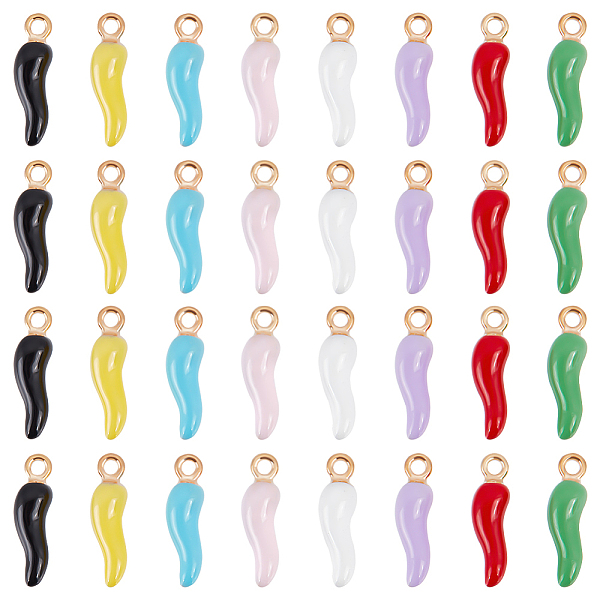 PandaHall SUNNYCLUE 32Pcs 8 Colors Alloy Enamel Pendants, Light Gold, Hot Horn of Plenty/Italian Horn Cornicello Charms, Mixed Color..., Multicolor
PandaHall SUNNYCLUE 32Pcs 8 Colors Alloy Enamel Pendants, Light Gold, Hot Horn of Plenty/Italian Horn Cornicello Charms, Mixed Color..., Multicolor