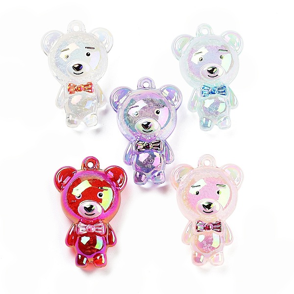PandaHall Acrylic Pendants, Bear, Mixed Color, 54.5x36x22.5mm, Hole: 2.5mm Acrylic Bear Multicolor
PandaHall Acrylic Pendants, Bear, Mixed Color, 54.5x36x22.5mm, Hole: 2.5mm Acrylic Bear Multicolor