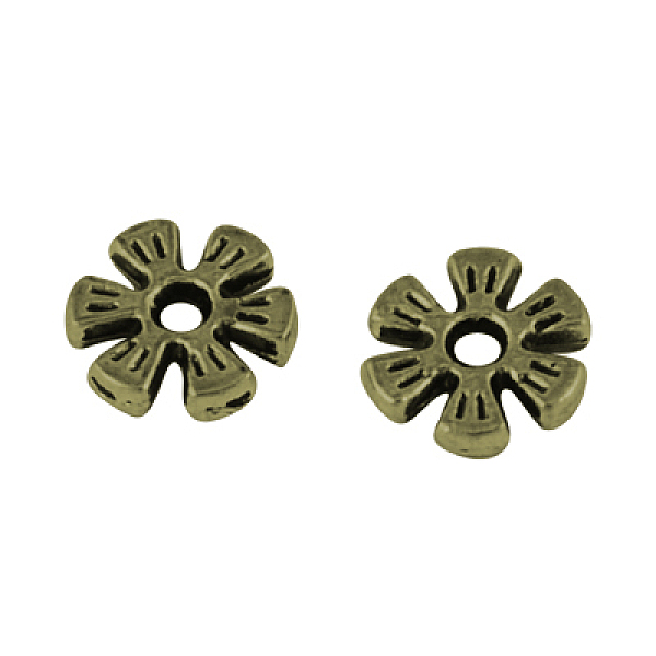 PandaHall Alloy Spacer Beads, Flower, Antique Bronze, 8x2mm, Hole: 1.6mm Alloy Flower
PandaHall Alloy Spacer Beads, Flower, Antique Bronze, 8x2mm, Hole: 1.6mm Alloy Flower
