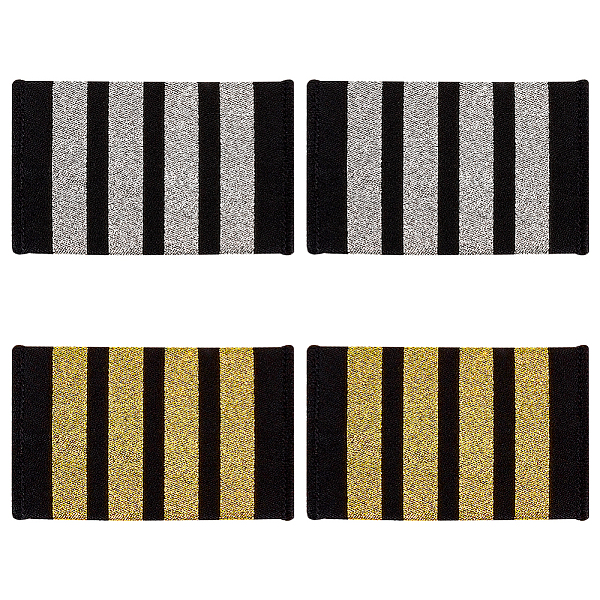 PandaHall AHADERMAKER 4 Pairs 2 Colors Stripe Pattern Polyester Epaulettes, Shoulder Badge, Mixed Color, 81x51x6mm, Inner Diameter: 35mm, 2..., Multicolor
PandaHall AHADERMAKER 4 Pairs 2 Colors Stripe Pattern Polyester Epaulettes, Shoulder Badge, Mixed Color, 81x51x6mm, Inner Diameter: 35mm, 2..., Multicolor