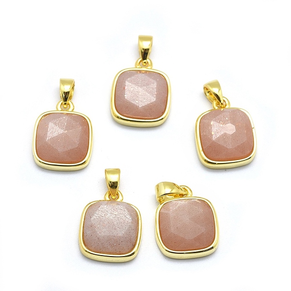 PandaHall Natural Sunstone Pendants, with Golden Tone Brass Findings, Square, Faceted, 13x11x5mm, Hole: 3.5x5.5mm Sunstone Square
PandaHall Natural Sunstone Pendants, with Golden Tone Brass Findings, Square, Faceted, 13x11x5mm, Hole: 3.5x5.5mm Sunstone Square