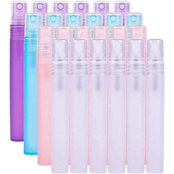 PandaHall BENECREAT 24 Pack 10ml(0.34oz) Refillable & Reusable Mist Mini Spray Bottles Atomizer Pumps Travel-Empty Matte Plastic Bottles for..., Multicolor
PandaHall BENECREAT 24 Pack 10ml(0.34oz) Refillable & Reusable Mist Mini Spray Bottles Atomizer Pumps Travel-Empty Matte Plastic Bottles for..., Multicolor