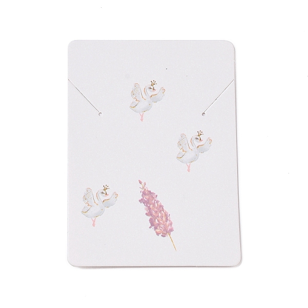 PandaHall Rectangle Paper Necklace Display Cards, Jewelry Display Cards for Necklace Storage, White, Swan Pattern, 7x5x0.05cm, Hole: 1mm...
PandaHall Rectangle Paper Necklace Display Cards, Jewelry Display Cards for Necklace Storage, White, Swan Pattern, 7x5x0.05cm, Hole: 1mm...