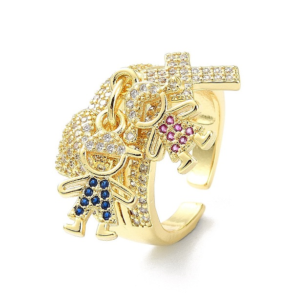 PandaHall Rack Plating Brass Micro Pave Cubic Zirconia Open Cuff Rings, Cadmium Free & Lead Free, Long-Lasting Plated, Real 18K Gold Plated...
PandaHall Rack Plating Brass Micro Pave Cubic Zirconia Open Cuff Rings, Cadmium Free & Lead Free, Long-Lasting Plated, Real 18K Gold Plated...