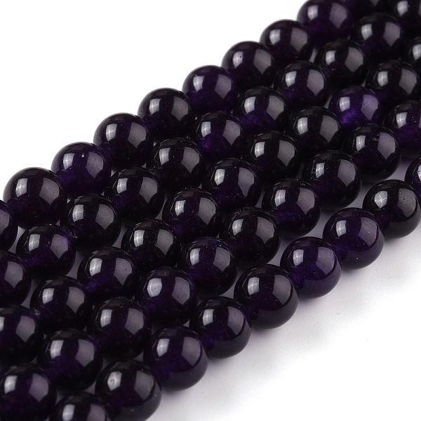 PandaHall Natural White Jade Beads, Round, Dyed, Midnight Blue, 8mm, Hole: 1mm, about 49pcs/strand, 15.16''(38.5cm) White Jade Round
PandaHall Natural White Jade Beads, Round, Dyed, Midnight Blue, 8mm, Hole: 1mm, about 49pcs/strand, 15.16''(38.5cm) White Jade Round