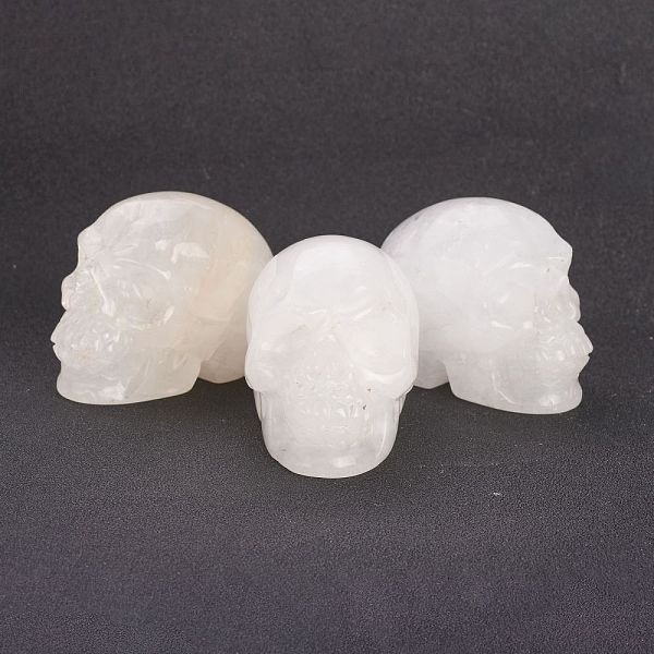 PandaHall Natural Quartz Crystal Display Decorations, No Hole/Undrilled, Skull, 33x38x51mm Quartz Crystal Skull
PandaHall Natural Quartz Crystal Display Decorations, No Hole/Undrilled, Skull, 33x38x51mm Quartz Crystal Skull