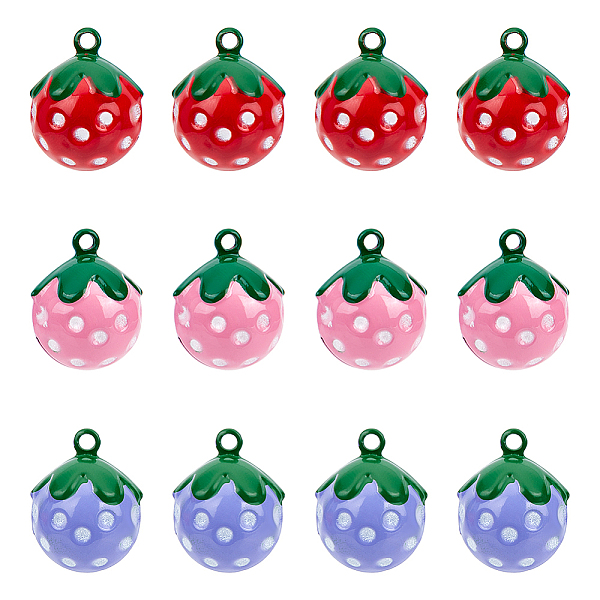 PandaHall GORGECRAFT 12Pcs Strawberry Bell Mini Pink Strawberry Shape Copper Jingle Bells Baking Painted Brass Bell Pendants Strawberry..., Multicolor
PandaHall GORGECRAFT 12Pcs Strawberry Bell Mini Pink Strawberry Shape Copper Jingle Bells Baking Painted Brass Bell Pendants Strawberry..., Multicolor