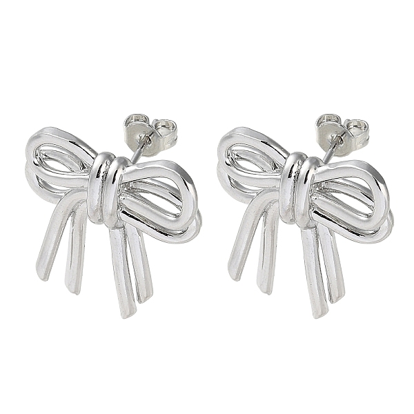 PandaHall Bowknot Rack Plating Brass Stud Earrings for Women, Long-Lasting Plated, Lead Free & Cadmium Free, Platinum, 21x21mm Brass Bowknot
PandaHall Bowknot Rack Plating Brass Stud Earrings for Women, Long-Lasting Plated, Lead Free & Cadmium Free, Platinum, 21x21mm Brass Bowknot