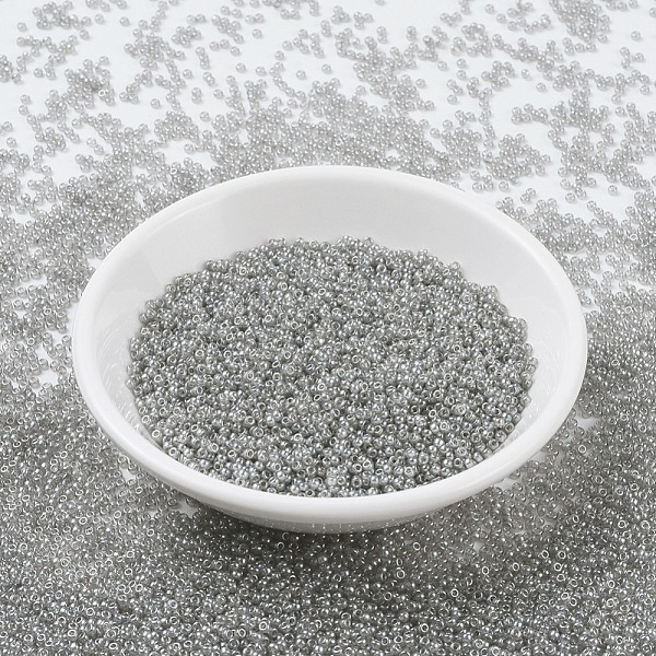 PandaHall MIYUKI Round Rocailles Beads, Japanese Seed Beads, 11/0, (RR368) Silver Gray Luster, 2x1.3mm, Hole: 0.8mm, about 1111pcs/10g Glass...
PandaHall MIYUKI Round Rocailles Beads, Japanese Seed Beads, 11/0, (RR368) Silver Gray Luster, 2x1.3mm, Hole: 0.8mm, about 1111pcs/10g Glass...