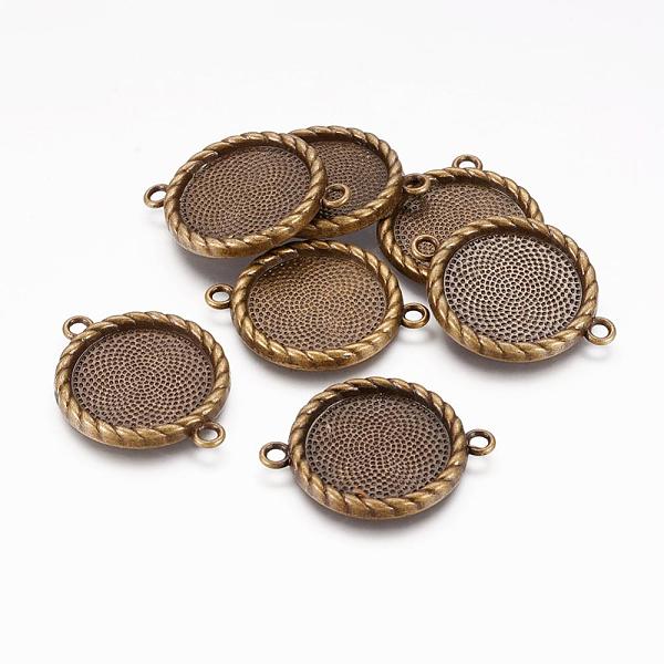 PandaHall Zinc Alloy Cabochon Connector Settings, Flat Round, DIY Findings for Jewelry Making, Cadmium Free & Nickel Free & Lead Free...
PandaHall Zinc Alloy Cabochon Connector Settings, Flat Round, DIY Findings for Jewelry Making, Cadmium Free & Nickel Free & Lead Free...