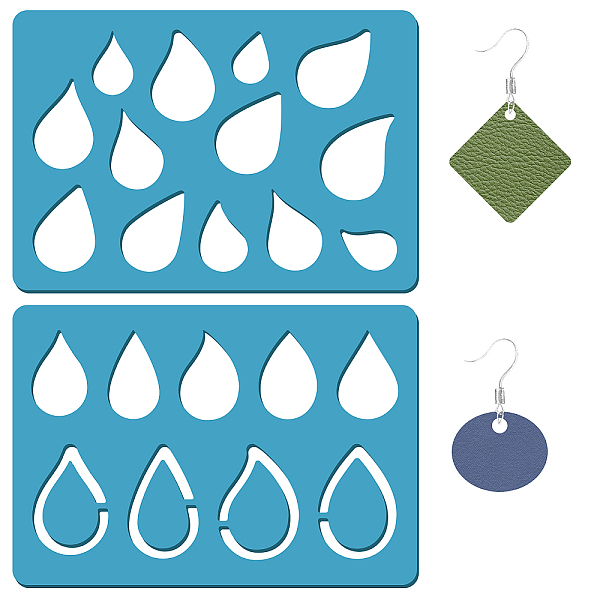 PandaHall Acrylic Earring Handwork Template, Card Leather Cutting Stencils, Deep Sky Blue, Teardrop Pattern, 130x90x2mm, 2pcs/set Acrylic...
PandaHall Acrylic Earring Handwork Template, Card Leather Cutting Stencils, Deep Sky Blue, Teardrop Pattern, 130x90x2mm, 2pcs/set Acrylic...