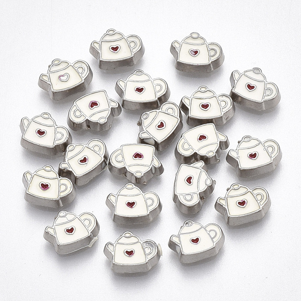 PandaHall Alloy Enamel Cabochons, Fit Floating Locket Charms, Kettle, White, Platinum, 5.5x7.5x2mm Alloy Tableware White
PandaHall Alloy Enamel Cabochons, Fit Floating Locket Charms, Kettle, White, Platinum, 5.5x7.5x2mm Alloy Tableware White