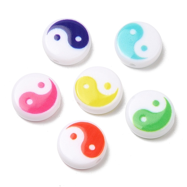 PandaHall Printed Opaque Acrylic Beads, Yin-yang, Mixed Color, 10x5mm, Hole: 1.5mm Acrylic Yin-yang Multicolor
PandaHall Printed Opaque Acrylic Beads, Yin-yang, Mixed Color, 10x5mm, Hole: 1.5mm Acrylic Yin-yang Multicolor