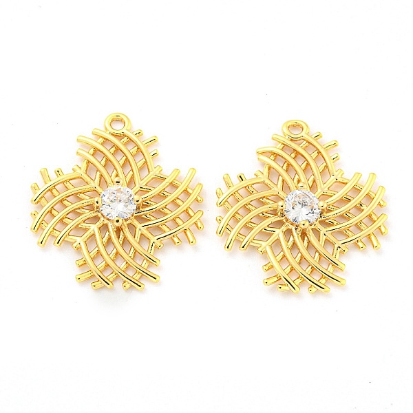 PandaHall Brass Pave Cubic Zirconia Pendants, Flower, Clear, Real 18K Gold Plated, 20x18.5x3mm, Hole: 1.2mm Brass+Cubic Zirconia Flower...
PandaHall Brass Pave Cubic Zirconia Pendants, Flower, Clear, Real 18K Gold Plated, 20x18.5x3mm, Hole: 1.2mm Brass+Cubic Zirconia Flower...