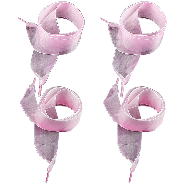PandaHall Gorgecraft 2 Pairs 2 Style Gradient Color Nylon Chiffon Shoe Laces, Flat Shoelace, Flamingo, 800~1000x38~39x3~3.5mm, 1 pair/style..., Pink
PandaHall Gorgecraft 2 Pairs 2 Style Gradient Color Nylon Chiffon Shoe Laces, Flat Shoelace, Flamingo, 800~1000x38~39x3~3.5mm, 1 pair/style..., Pink